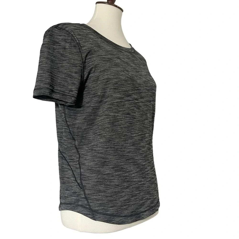 Lululemon Long Distance Short Sleeve Heathered Black (First Release)‎